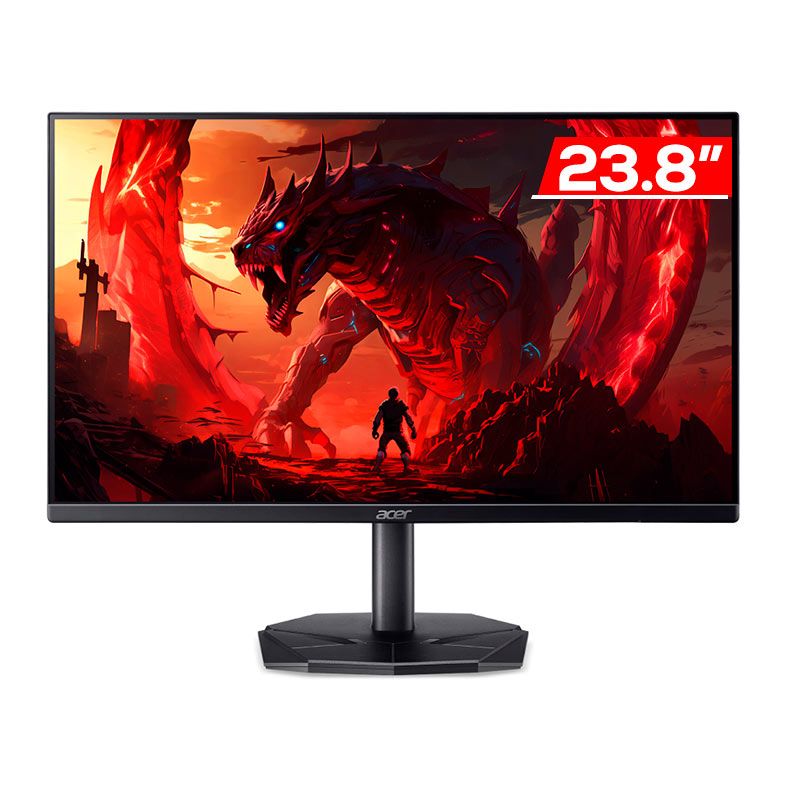 Monitor Gamer Acer Nitro KG240Y, 23.8 Pol, IPS, FHD, 1ms, 240Hz, HDMI/DP, UM.QX0AA.307