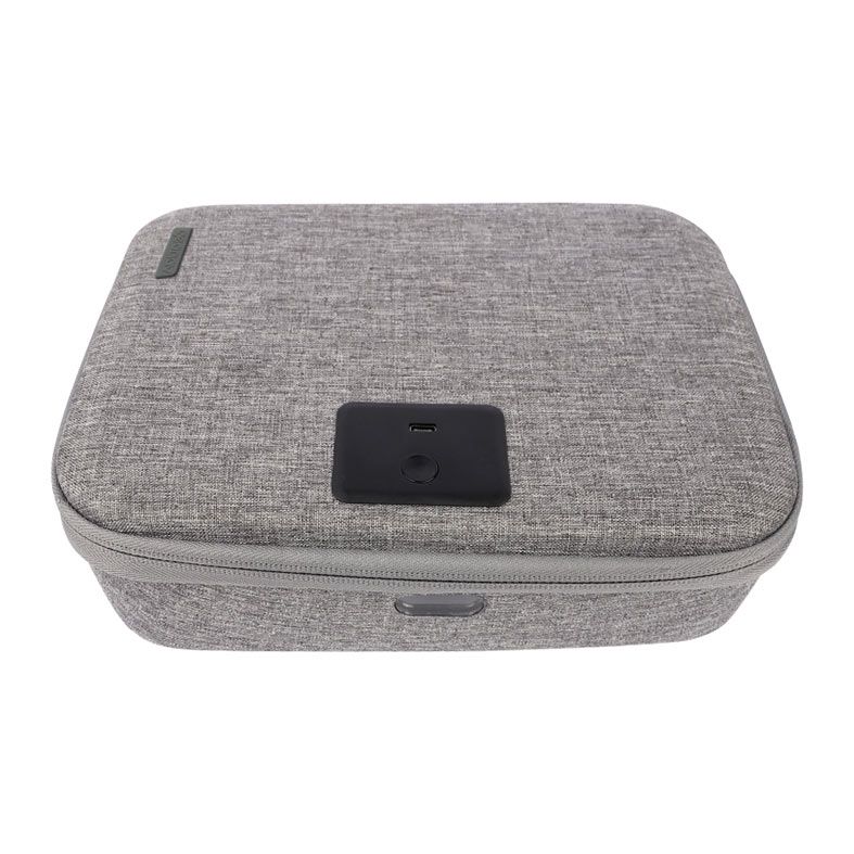 Estojo Esterilizador UVC Multiuso Geonav, USB-C, Cinza, UVC01