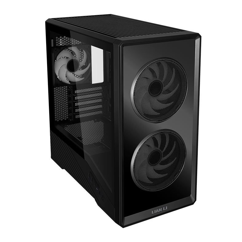Gabinete Gamer Lian Li Vector V150 Infinity, Mini-Tower, Lateral de Vidro, Com 3 Fans, Preto, V150INFX