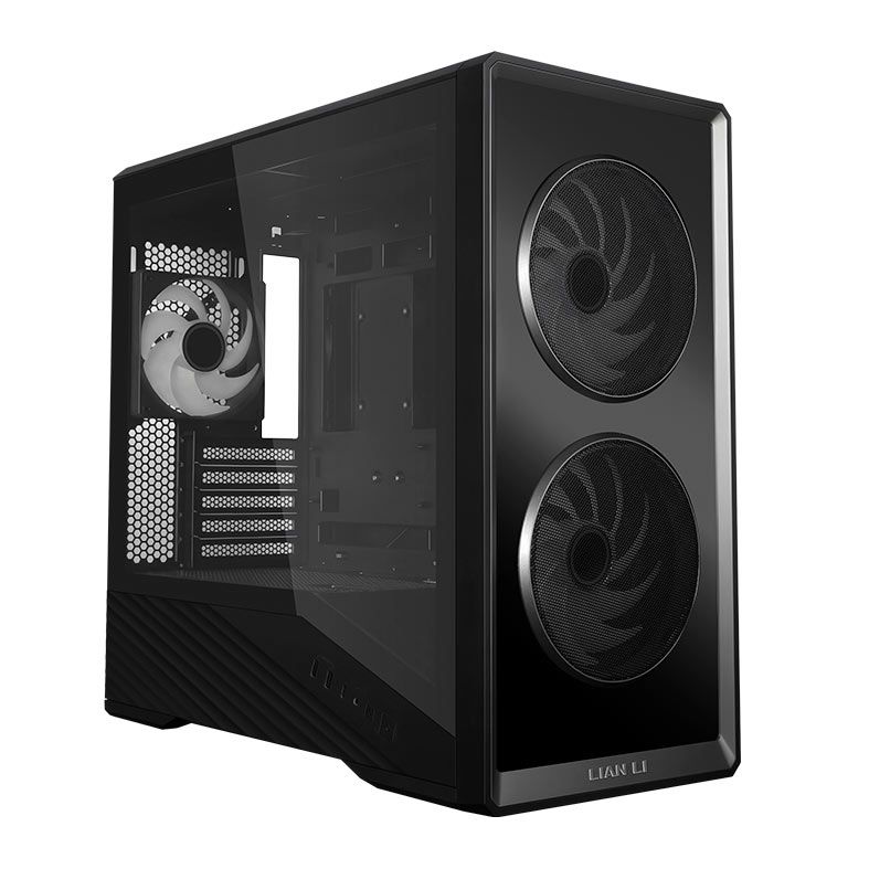 Gabinete Gamer Lian Li Vector V150 Infinity, Mini-Tower, Lateral de Vidro, Com 3 Fans, Preto, V150INFX