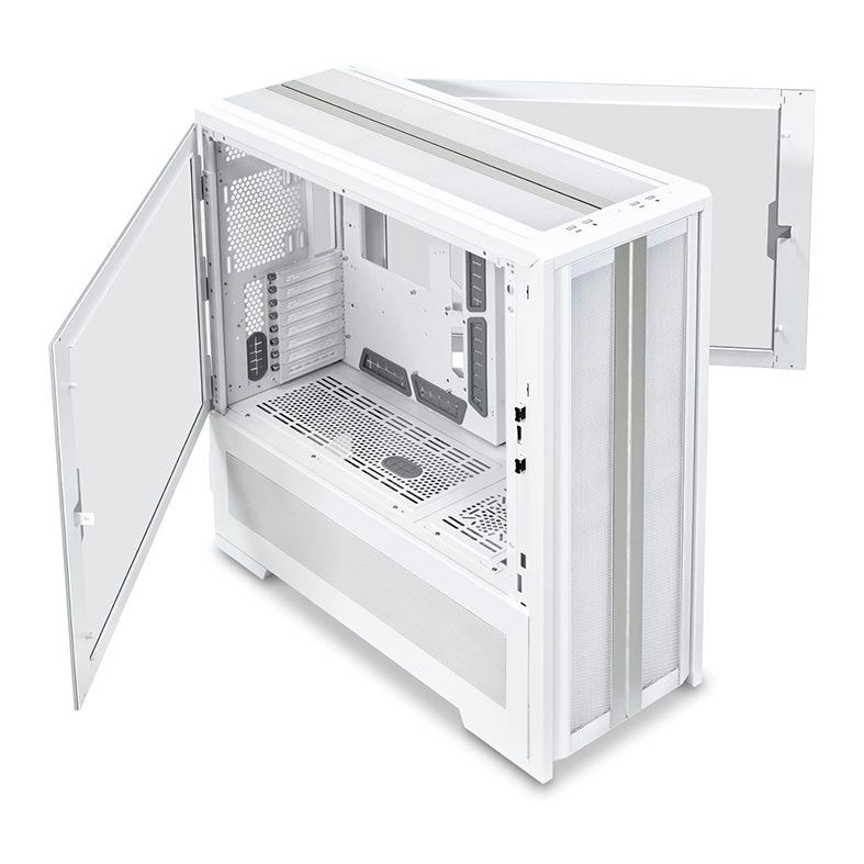 Gabinete Gamer Lian Li V3000 Plus, RGB, Full-Tower, Lateral De Vidro, Branco, V3000-PW