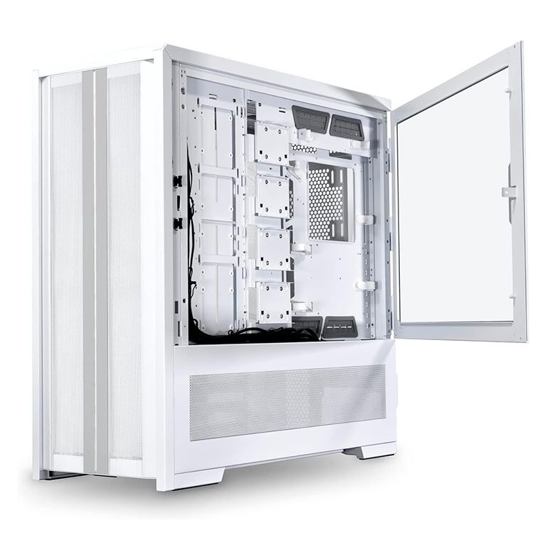 Gabinete Gamer Lian Li V3000 Plus, RGB, Full-Tower, Lateral De Vidro, Branco, V3000-PW