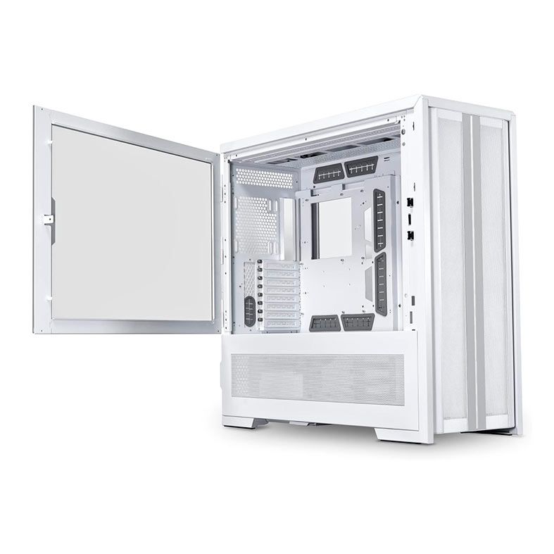 Gabinete Gamer Lian Li V3000 Plus, RGB, Full-Tower, Lateral De Vidro, Branco, V3000-PW