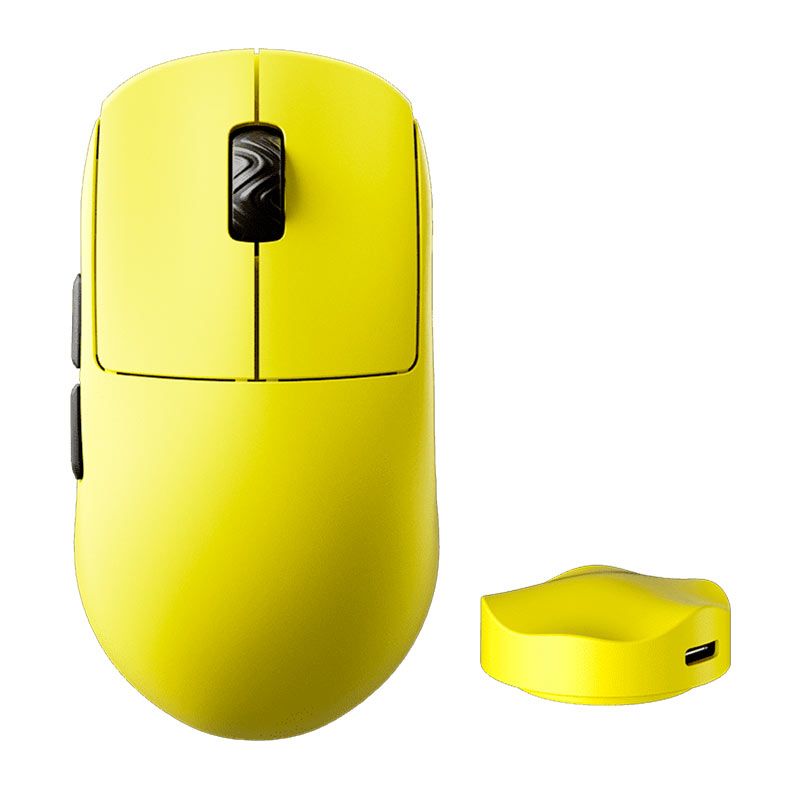 Mouse Gamer Scyrox V8, 8K, 30000DPI, 5 Botoes, Wireless, Amarelo