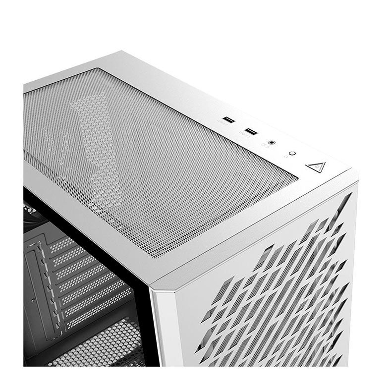 Gabinete Gamer XPG Valor Air, Mid-Tower, Lateral de Vidro, Com 4 Fans, Branco, VALORAIRMT-WHCWW