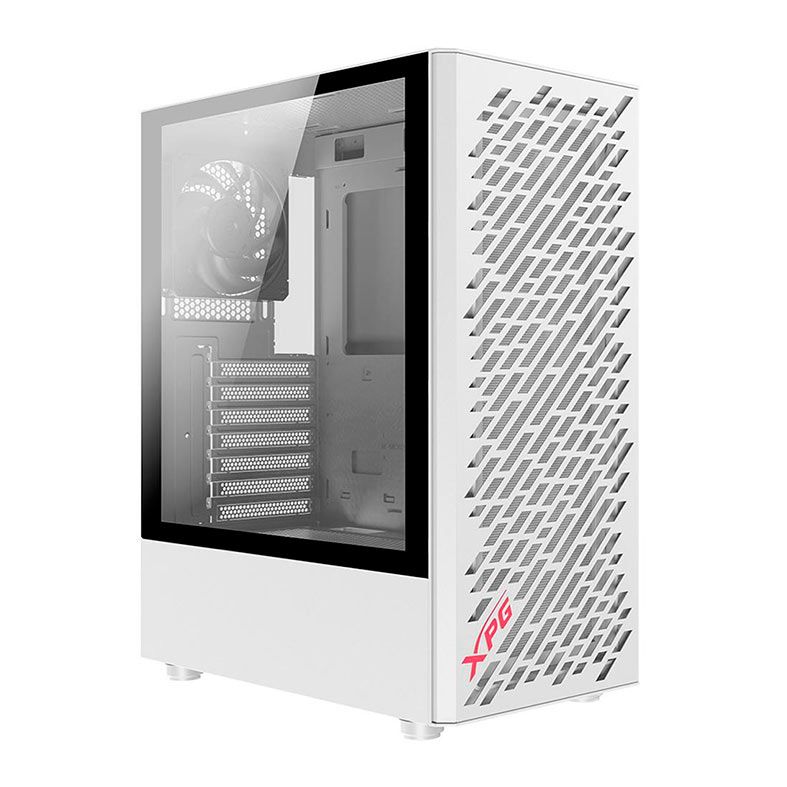 Gabinete Gamer XPG Valor Air, Mid-Tower, Lateral de Vidro, Com 4 Fans, Branco, VALORAIRMT-WHCWW