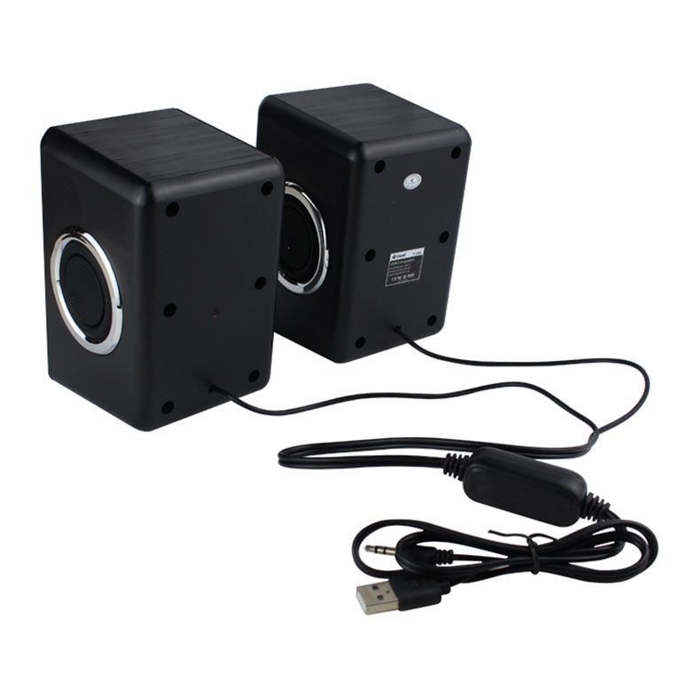 Caixa de Som Kisonli Vibebolt T005, 6W, USB, Preto e Prata, VBT-T005-BL14
