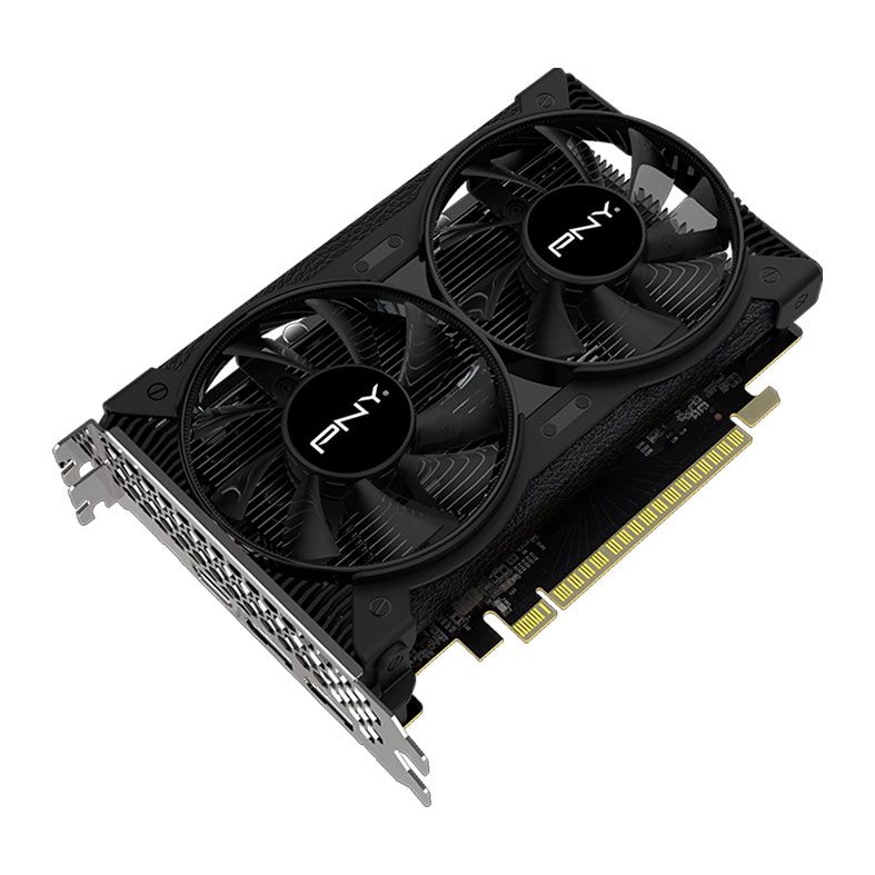 Placa de Video PNY GeForce GTX 1650  Dual Fan, 4GB, GDDR6, 128-bit, VCG16504D6DFXPB1