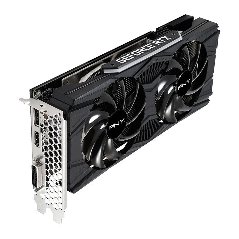 Placa de Video PNY GeForce RTX 2060, 12GB, GDDR6, 192-bit, VCG206012DFPPB1