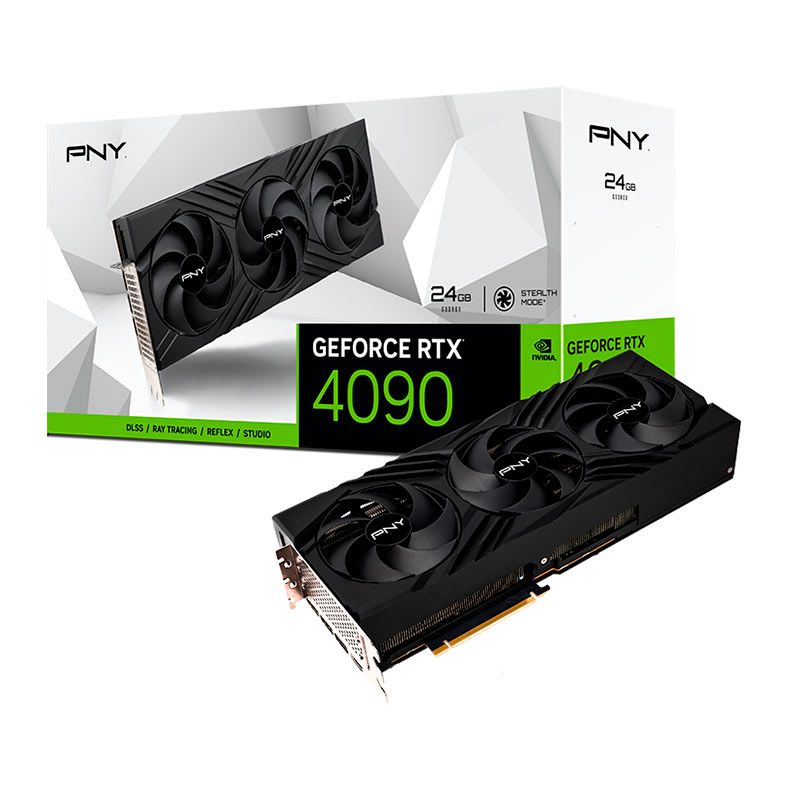 Placa de Video PNY GeForce RTX 4090 Verto, 24GB, GDDR6X, 384-bit, VCG409024TFXPB1