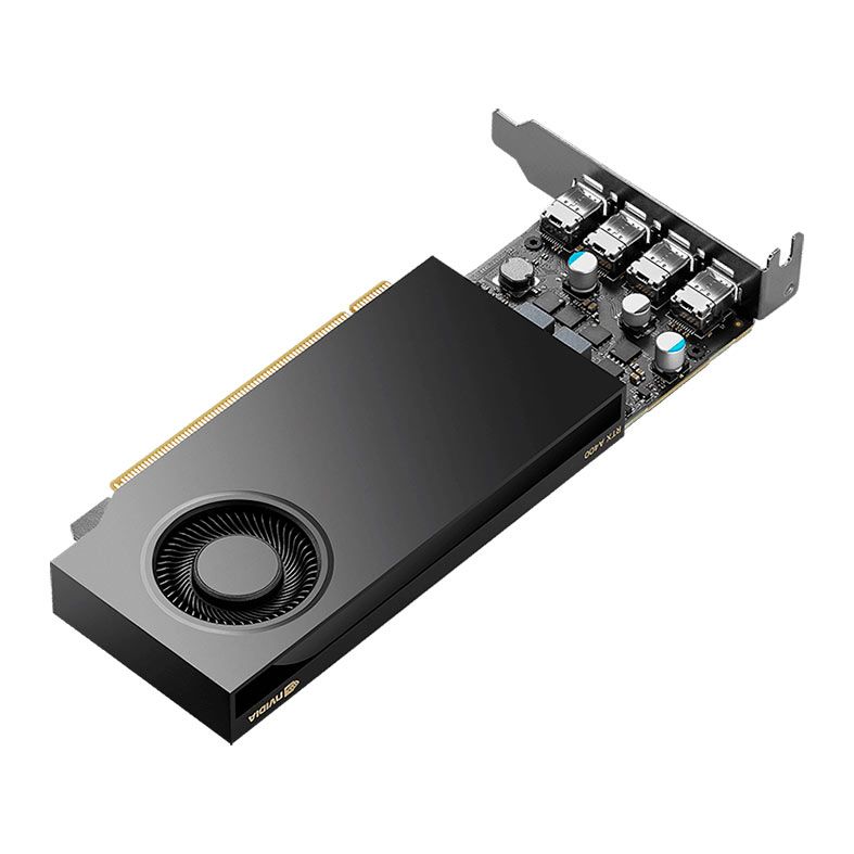 Placa de Video PNY Quadro RTX A400, 4GB, GDDR6, 64-bit, VCNRTXA400ATX-PB