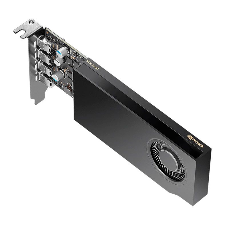 Placa de Video PNY Quadro RTX A400, 4GB, GDDR6, 64-bit, VCNRTXA400ATX-PB