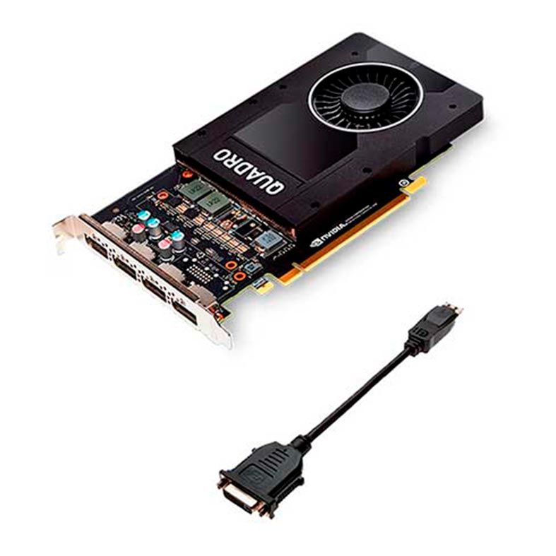 Placa de Video PNY Quadro P2000 5GB GDDR5 160-bit, VCQP2000-PORPB