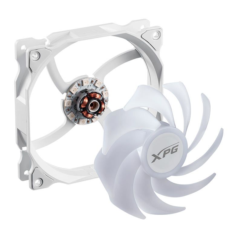 Ventoinha XPG Vento 120, ARGB, 120mm, Branco, VENTO120ARGB-WHCWW