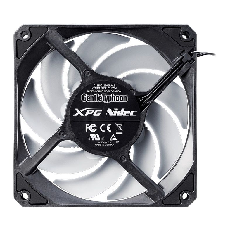 Ventoinha XPG Vento PRO, 120mm, PWM, VENTOPRO120PWM-BKCWW