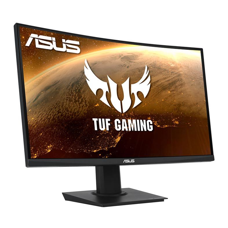 Monitor Gamer Asus Tuf VG24VQE, 23.6 Pol. VA, Curvo, FHD, 1ms, 165Hz, FreeSync Premium, HDMI/DP, VG24VQE