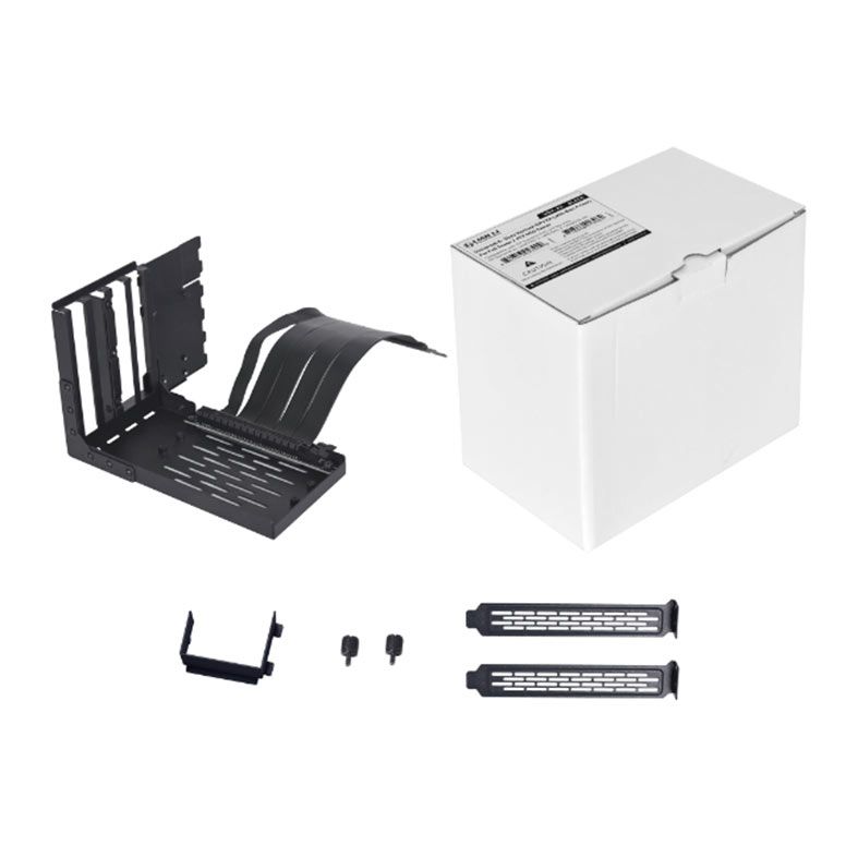 Kit de GPU Vertical Lian Li VGA4-4-V2X Para Gabinete O11 Dynamic EVO, Preto, VGA4-4-V2X-BK