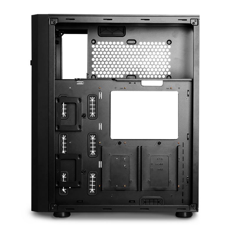 Gabinete Gamer Valkyrie ONE VK01, Full-Tower, Com 2 Fans, Lateral de Vidro, Preto, VK01-BLK