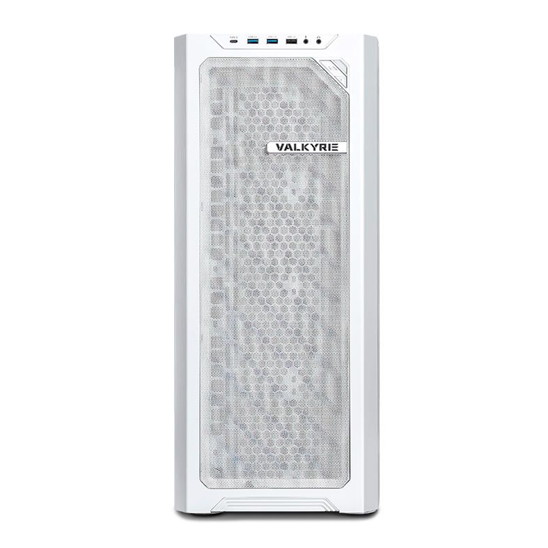 Gabinete Gamer Valkyrie ONE VK01, Full-Tower, Com 2 Fans, Lateral de Vidro, Branco, VK01-DIVE-WH