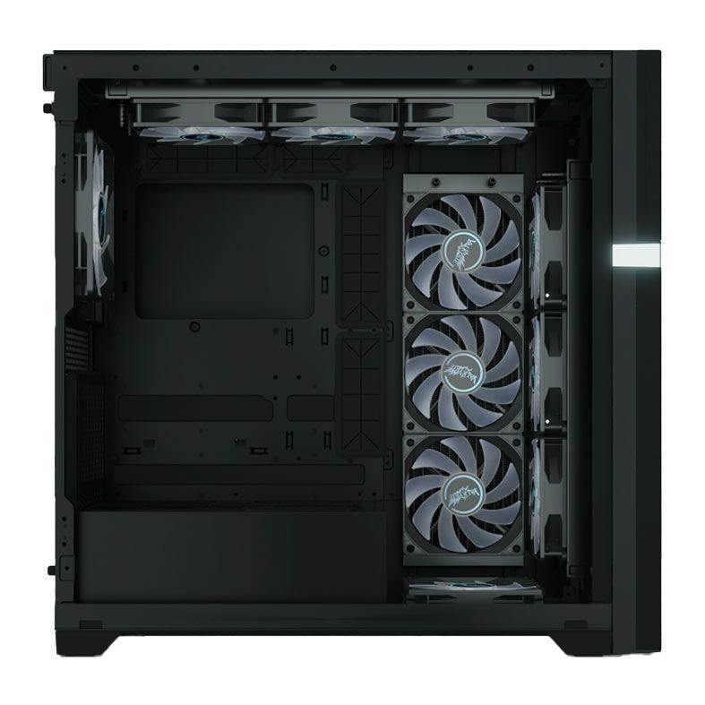 Gabinete Gamer Valkyrie VK02 Lite, RGB, Mid-Tower, Com 1 Fan, Lateral de Vidro, Preto, VK02-LITE-BLK
