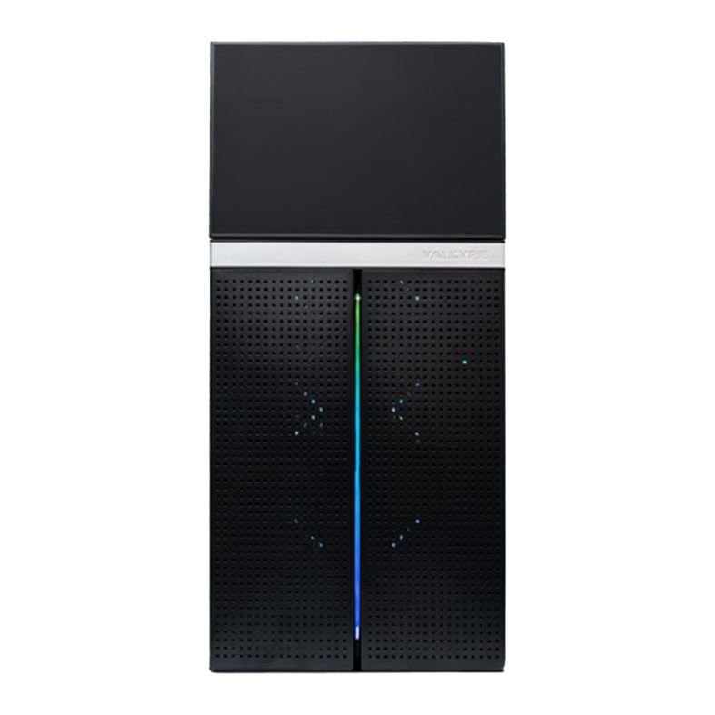 Gabinete Gamer Valkyrie VK02 Lite, RGB, Mid-Tower, Com 1 Fan, Lateral de Vidro, Preto, VK02-LITE-BLK