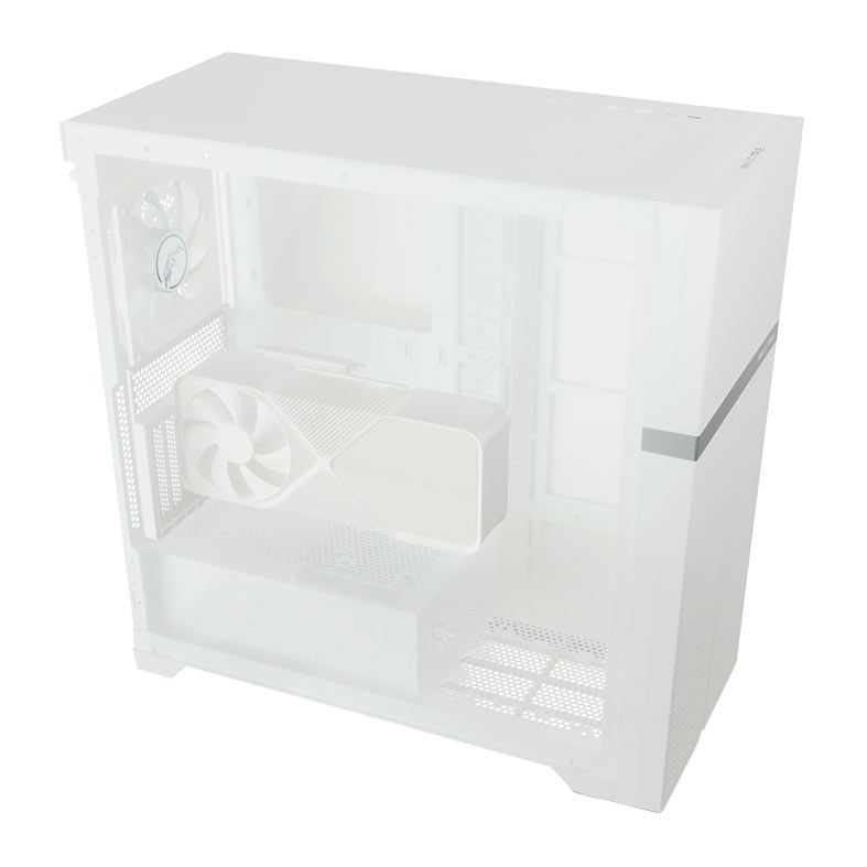 Gabinete Gamer Valkyrie VK02 Lite, RGB, Mid-Tower, Com 1 Fan, Lateral de Vidro, Branco, VK02-LITE-WH