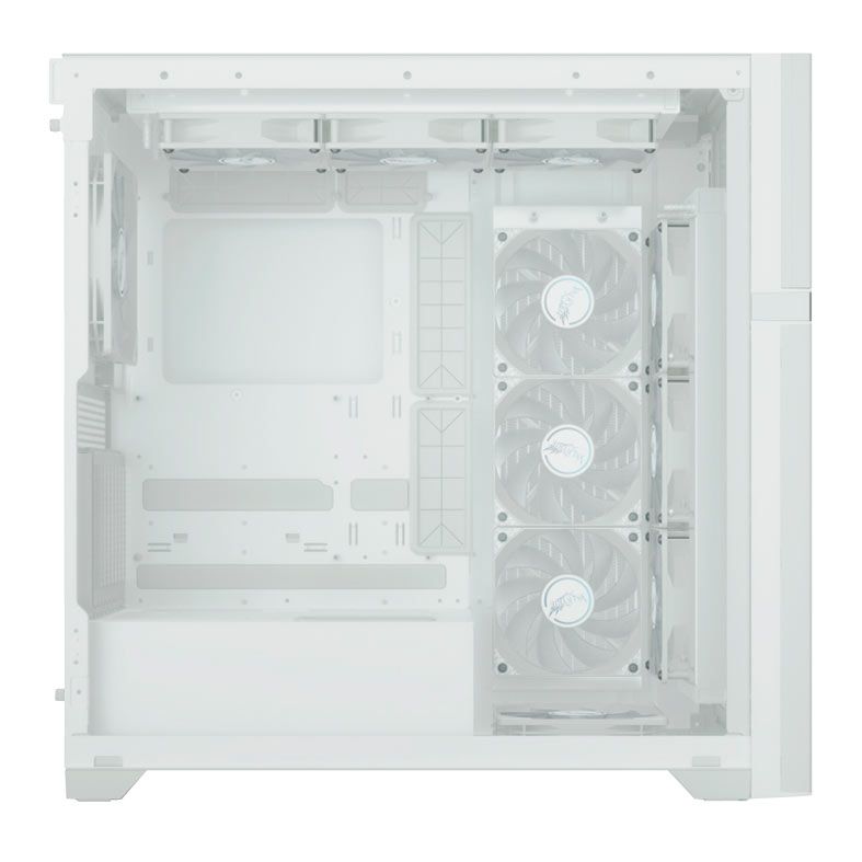 Gabinete Gamer Valkyrie VK02 Lite, RGB, Mid-Tower, Com 1 Fan, Lateral de Vidro, Branco, VK02-LITE-WH