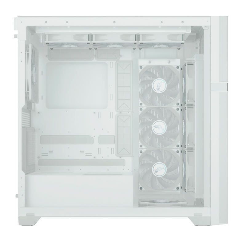 Gabinete Gamer Valkyrie VK02, Mid-Tower, Com Display, Lateral de Vidro, Branco, VK02-WH