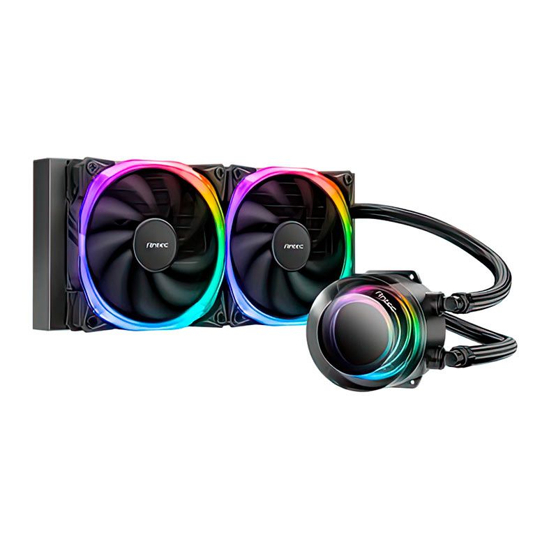 Water Cooler Antec Vortex 240 ARGB, 240mm, Preto, VORTEX-240-ARGB