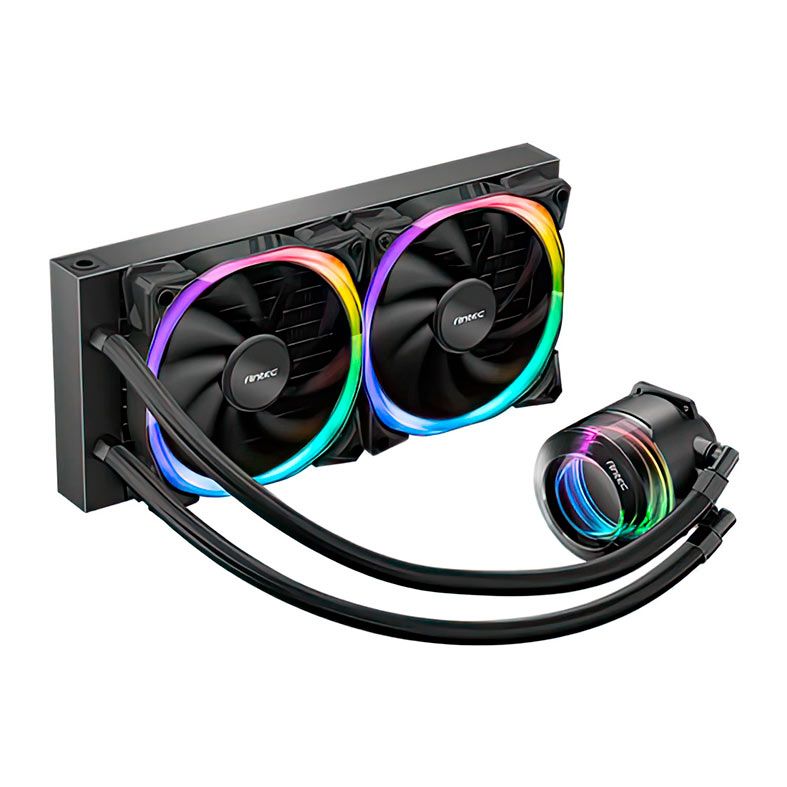 Water Cooler Antec Vortex 240 ARGB, 240mm, Preto, VORTEX-240-ARGB