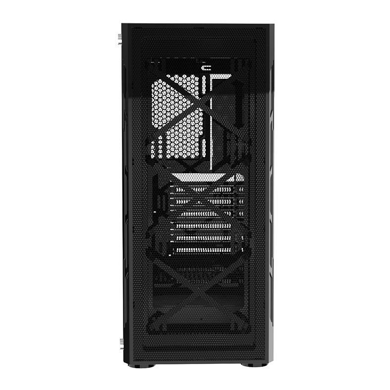 Gabinete Gamer Alseye Vortex, Mid-Tower, Lateral de Vidro, Preto, VORTEX-BK