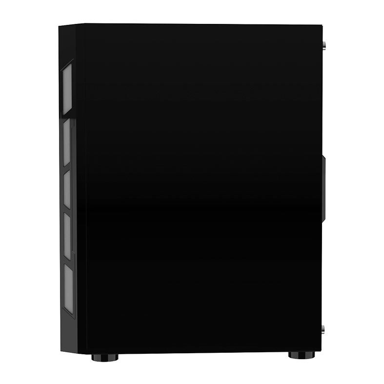 Gabinete Gamer Alseye Vortex, Mid-Tower, Lateral de Vidro, Preto, VORTEX-BK