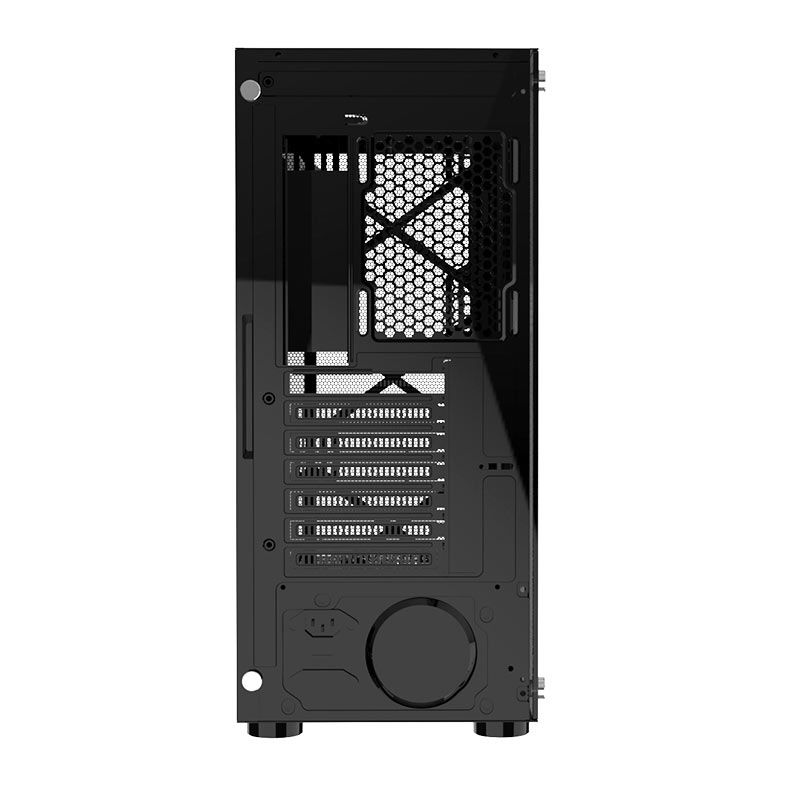 Gabinete Gamer Alseye Vortex, Mid-Tower, Lateral de Vidro, Preto, VORTEX-BK