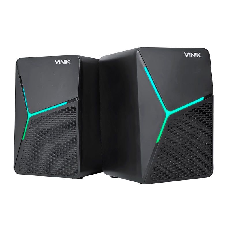 Caixa de Som Vinik Star, RGB, 6W RMS, P2, Preto, VSPKG6WST