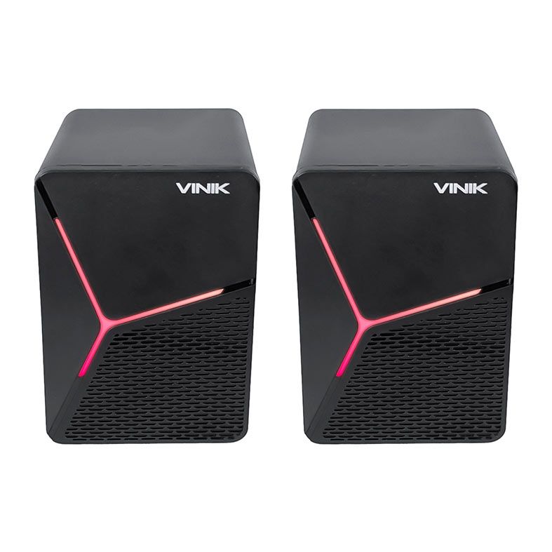 Caixa de Som Vinik Star, RGB, 6W RMS, P2, Preto, VSPKG6WST