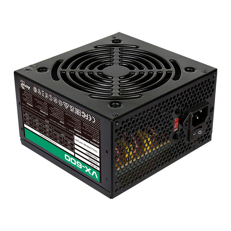 Fonte Aerocool VX Series 600W, Preto, VX-600