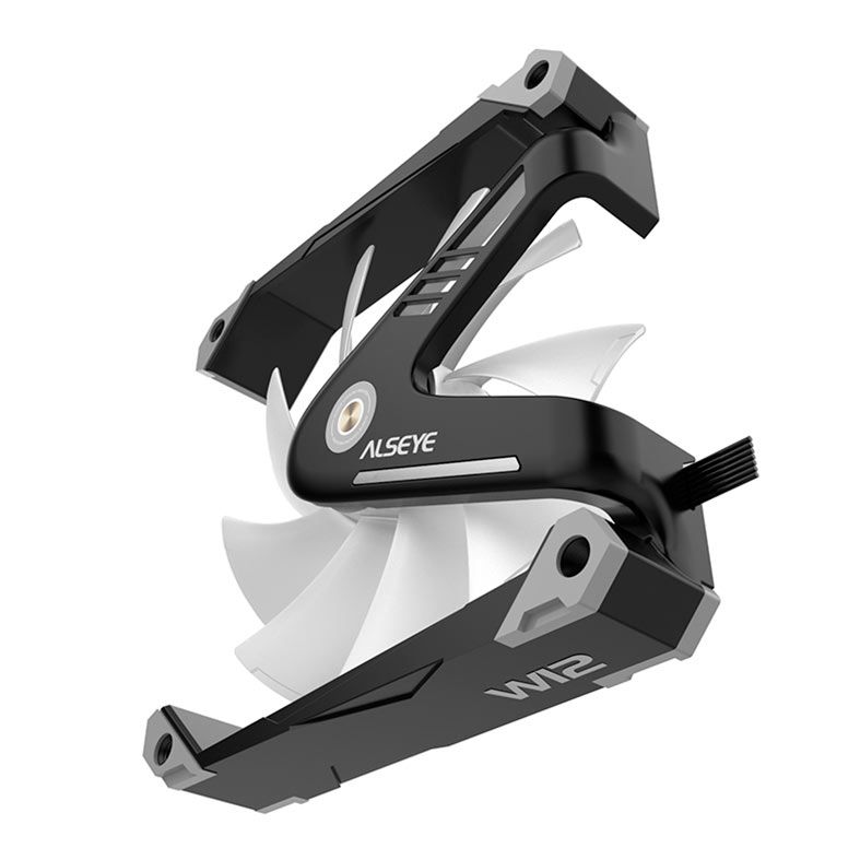 Ventoinha Alseye W12 Pro, ARGB, 120mm, Preto, W12-PRO-B