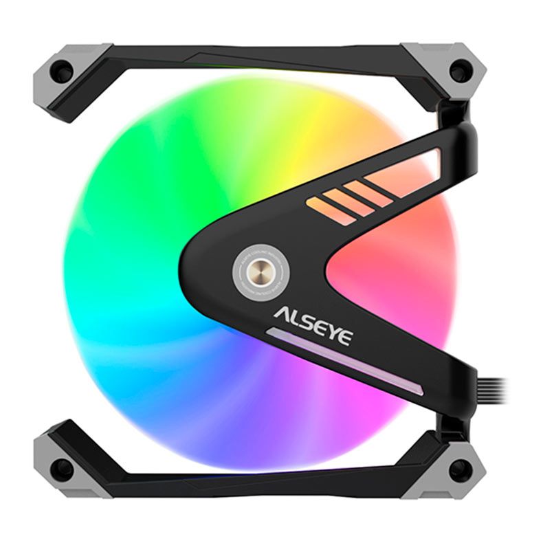 Ventoinha Alseye W12 Pro, ARGB, 120mm, Preto, W12-PRO-B