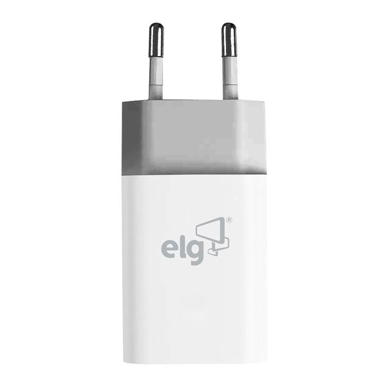 Carregador de Parede ELG Universal, USB-A/USB-C, Branco, W124C