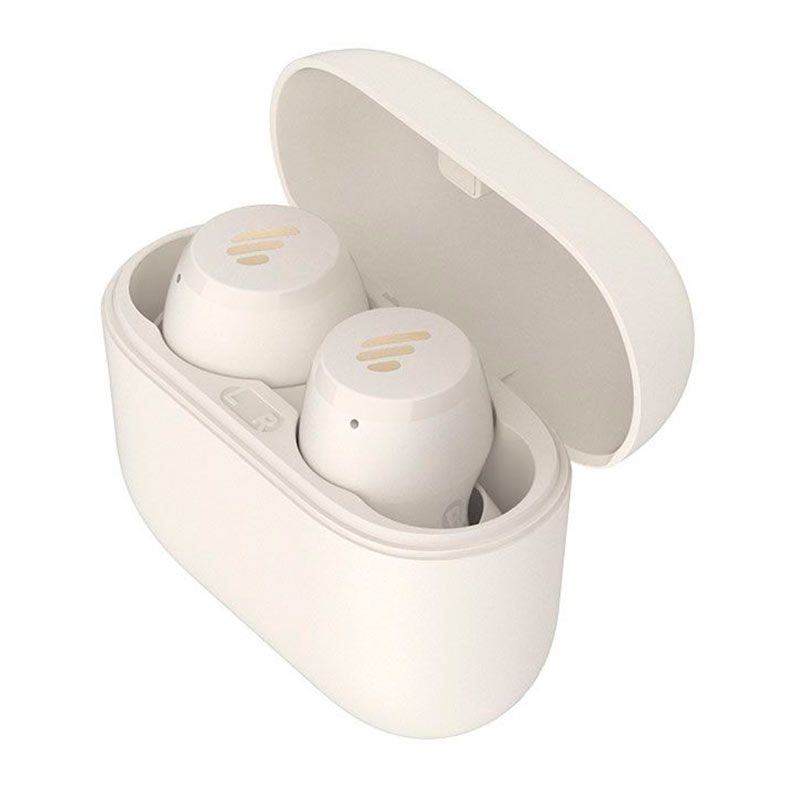 Fone de Ouvido Intra Auricular Edifier W160T, TWS, Bluetooth, Marfim, W160T-MF