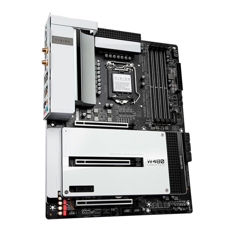 Placa Mae Gigabyte W480 Vision D DDR4 Socket LGA1200 Intel W480