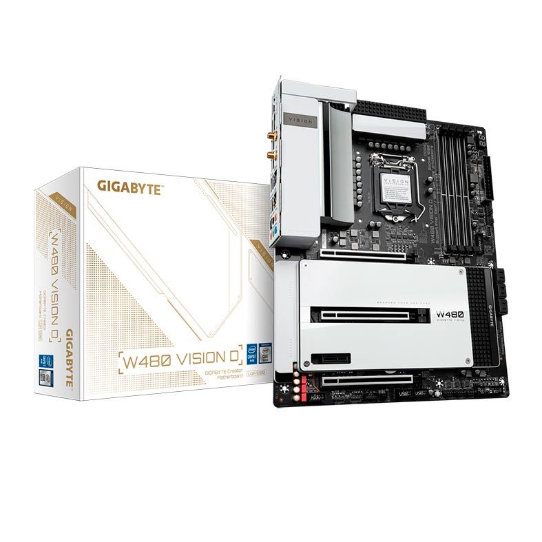 Placa Mae Gigabyte W480 Vision D DDR4 Socket LGA1200 Intel W480