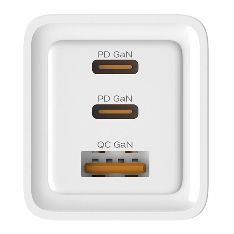 Carregador de Parede ELG Universal PD GaN, 65W, USB-C/USB-A, Branco, W65GAN