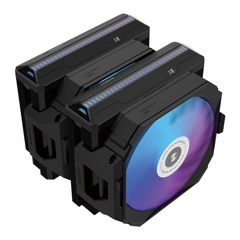 Cooler Para Processador Alseye W700, RGB, 120mm, Preto, W700-B