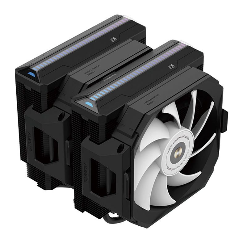Cooler Para Processador Alseye W700, RGB, 120mm, Preto, W700-B