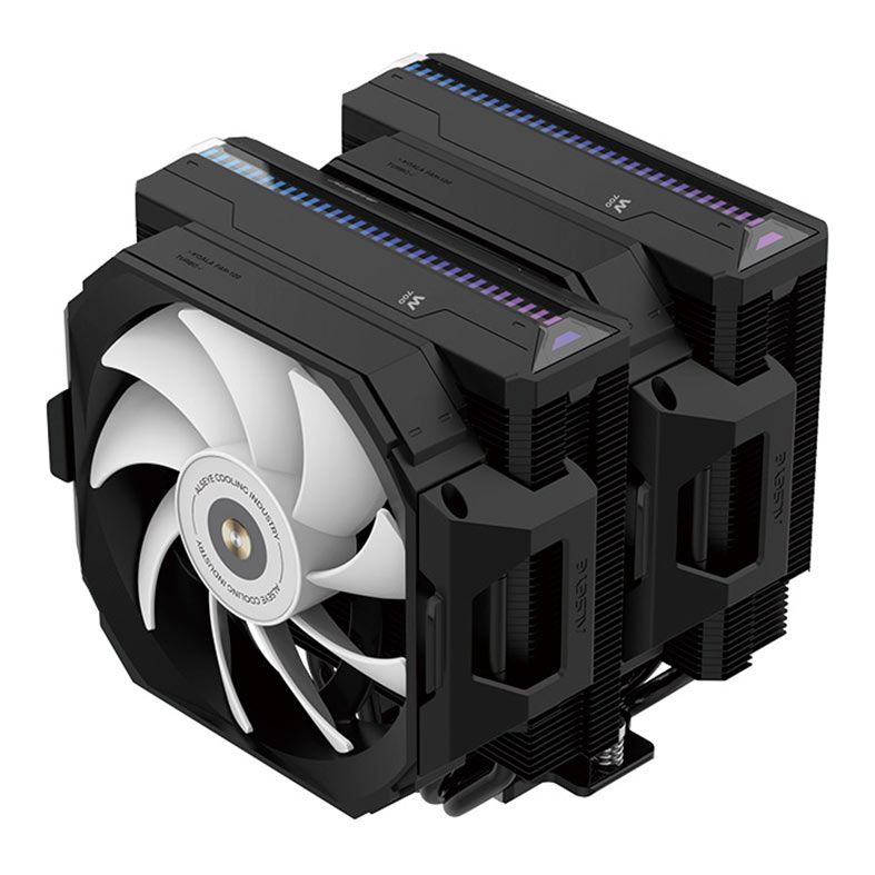 Cooler Para Processador Alseye W700, RGB, 120mm, Preto, W700-B
