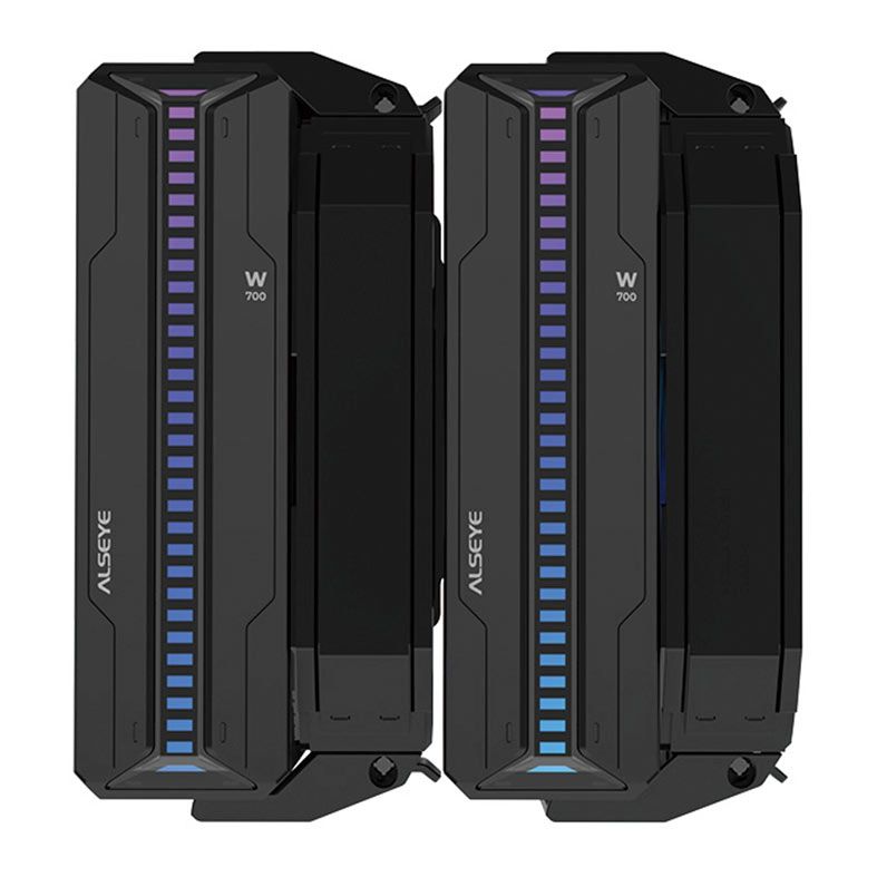 Cooler Para Processador Alseye W700, RGB, 120mm, Preto, W700-B