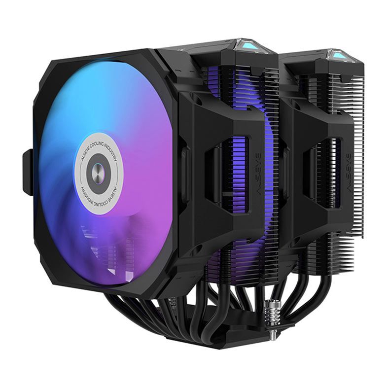 Cooler Para Processador Alseye W700, RGB, 120mm, Preto, W700-B