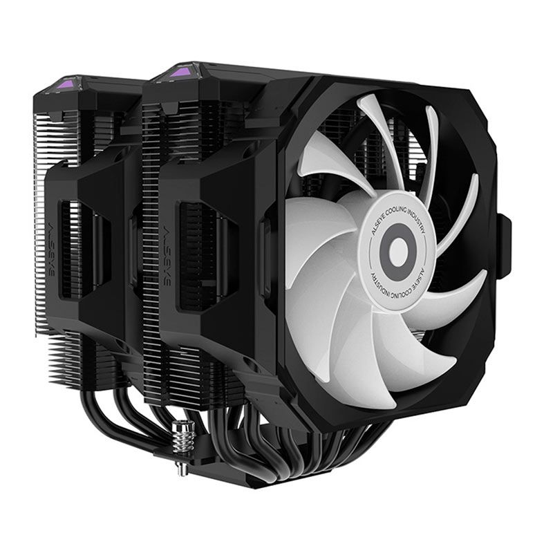 Cooler Para Processador Alseye W700, RGB, 120mm, Preto, W700-B