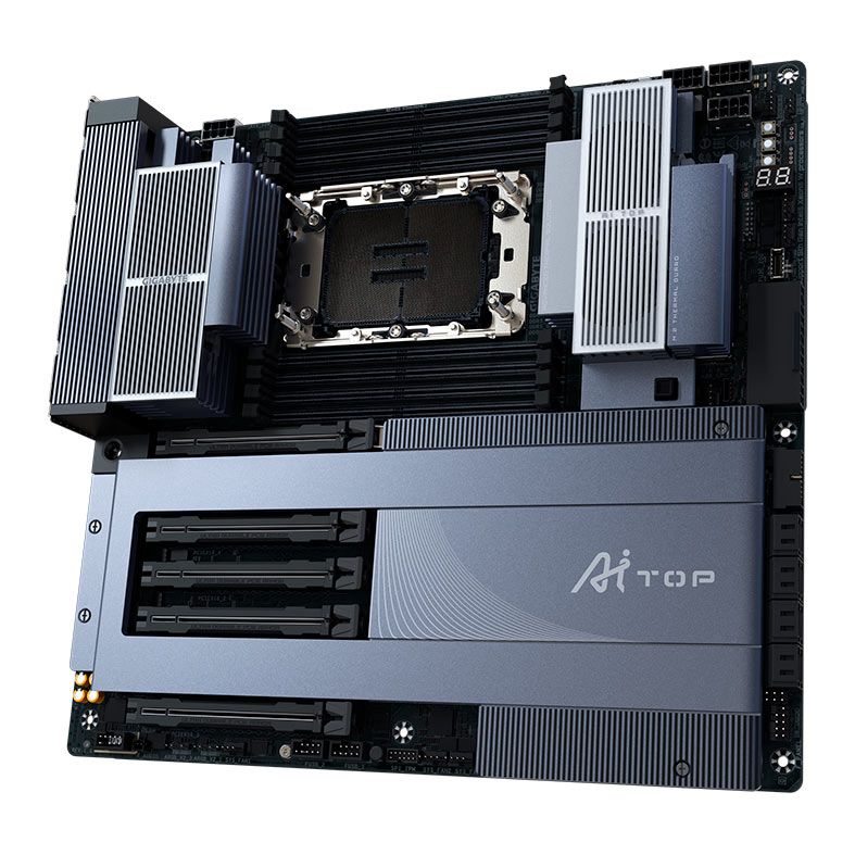 Placa Mae Gigabyte W790 AI TOP, DDR5, LGA4677, E-ATX, Chipset Intel W790, W790-AI-TOP